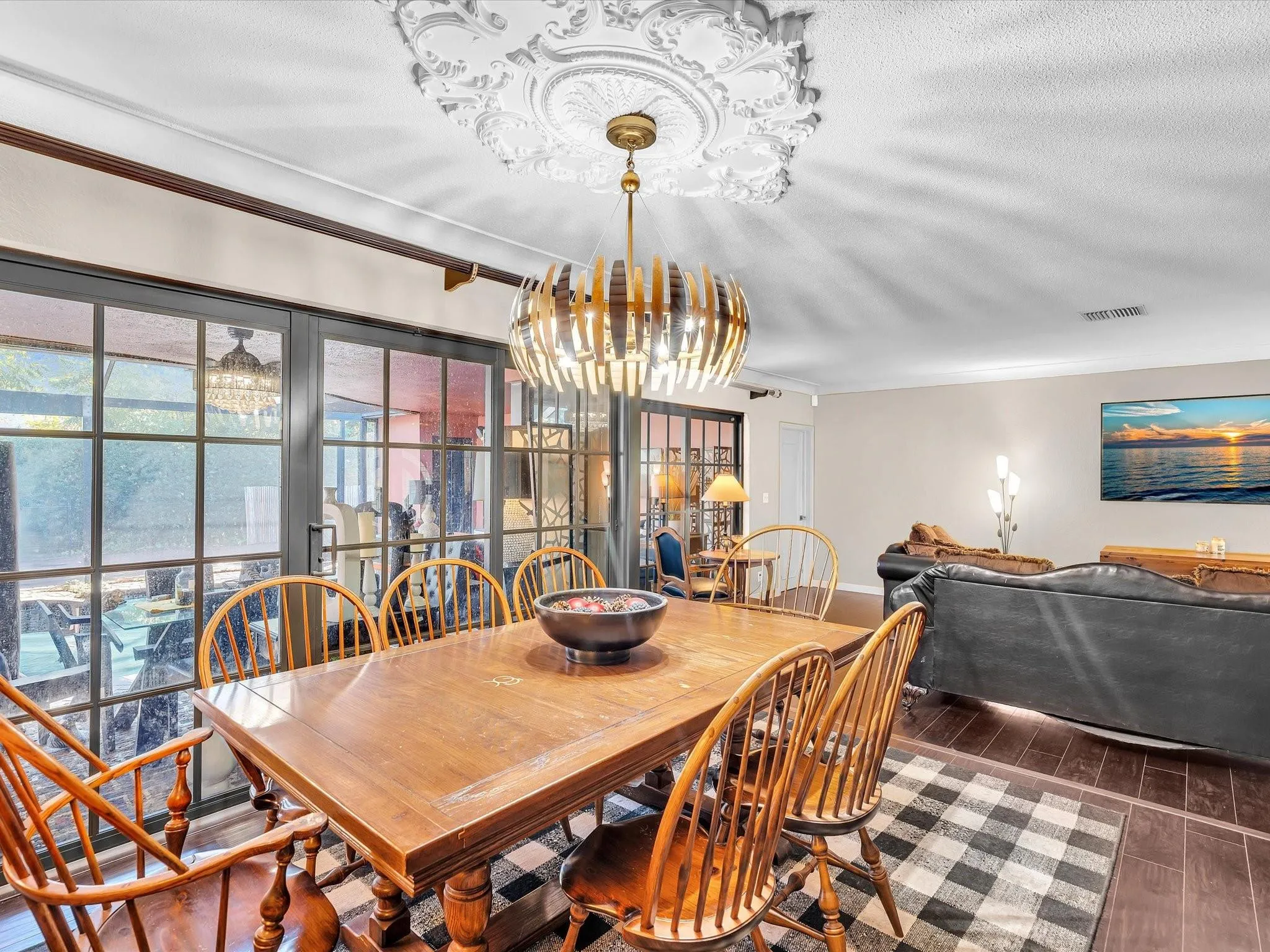 Images may include digital enhancements and/or virtual staging for illustrative purposes