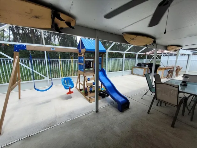Entertain and Unwind on back porch!