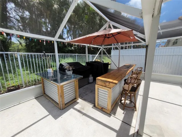 Entertain and Unwind on back porch!