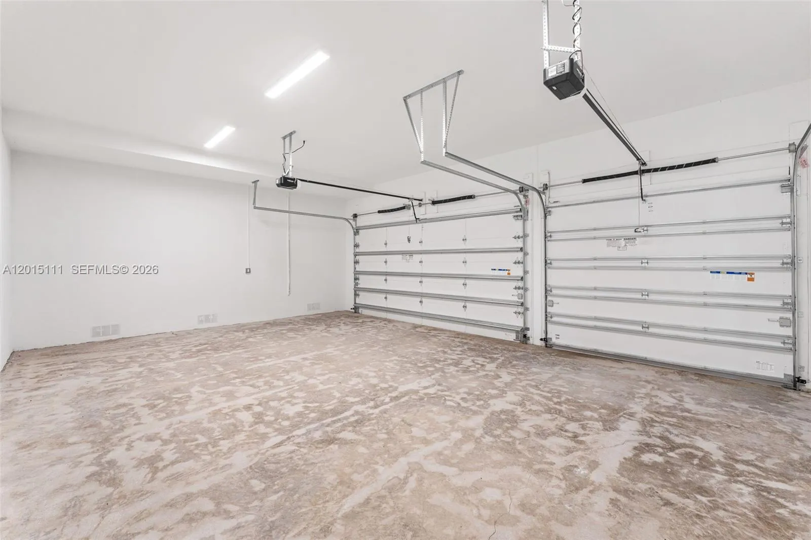 Three car garage