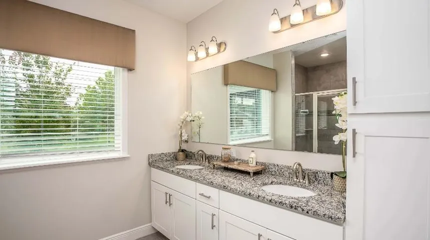 Model home - actual features may vary.