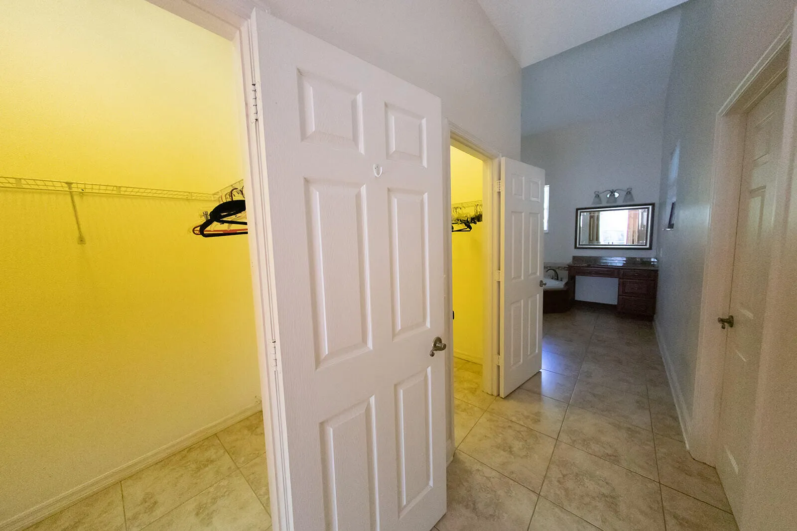 Master closet