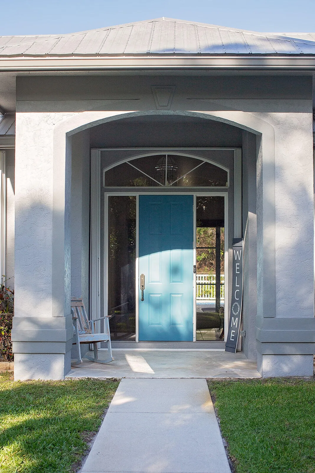 Arched entry