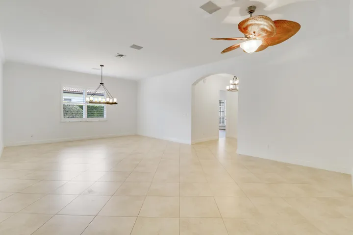 Entry, Living, and Dining