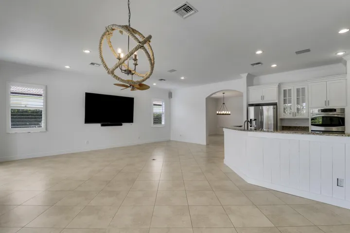 Family Room and Kitchen
