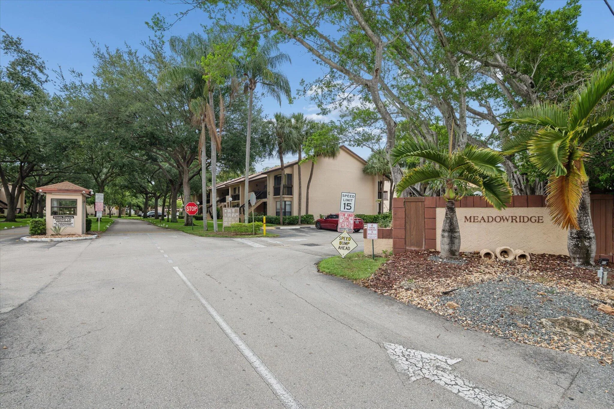 Entrance of condominium
