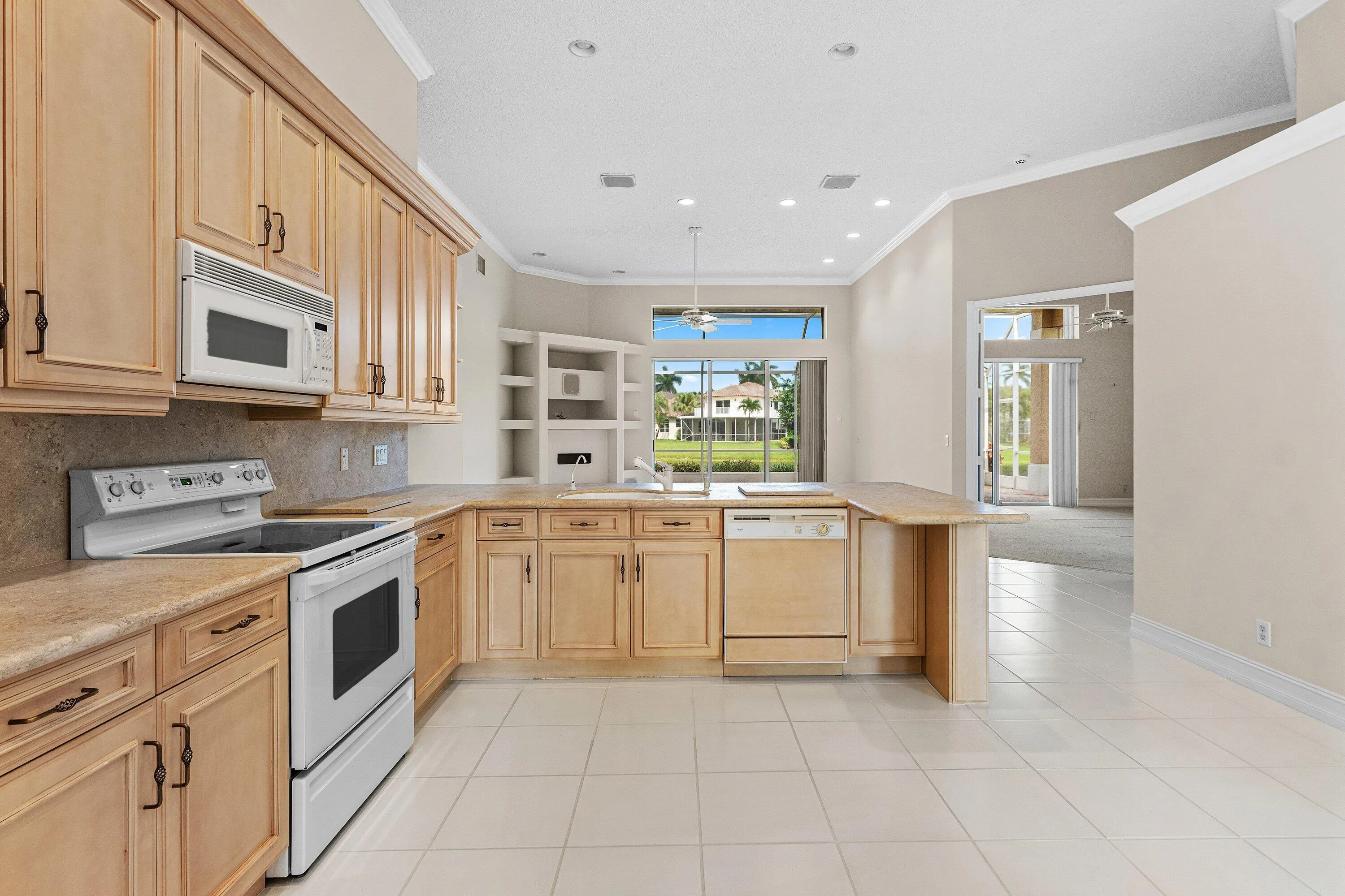 Open Kitchen to Family Room