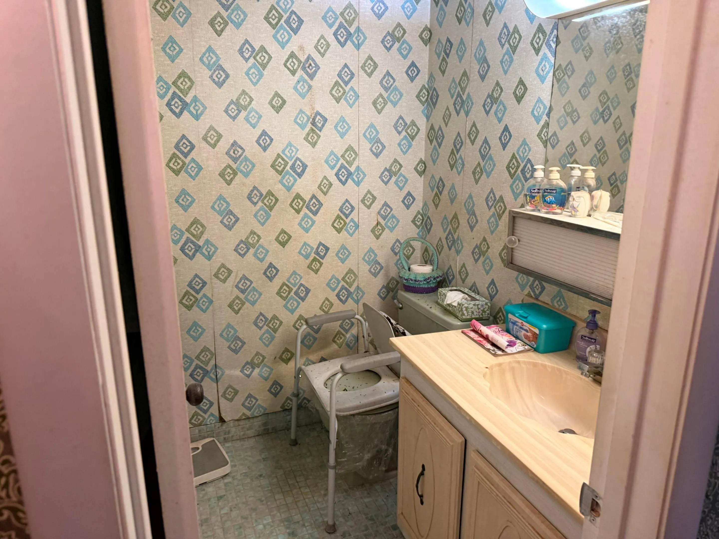 Guest bath in hall