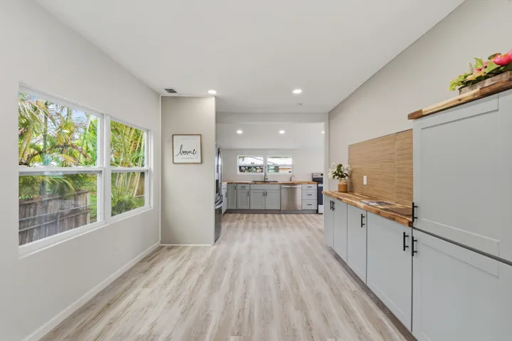 Dining area and coffee bar