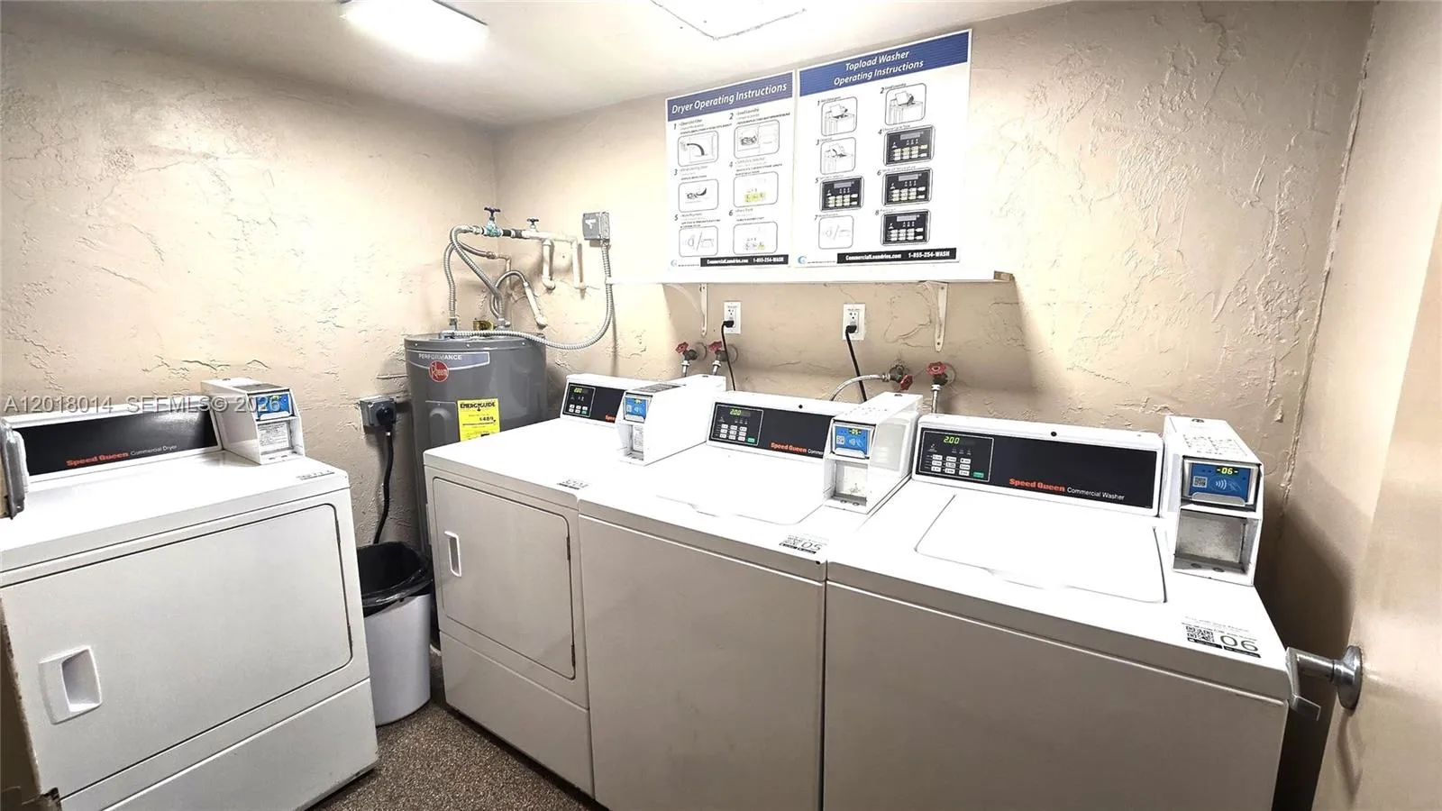 Convenient Laundry Room on the same floor