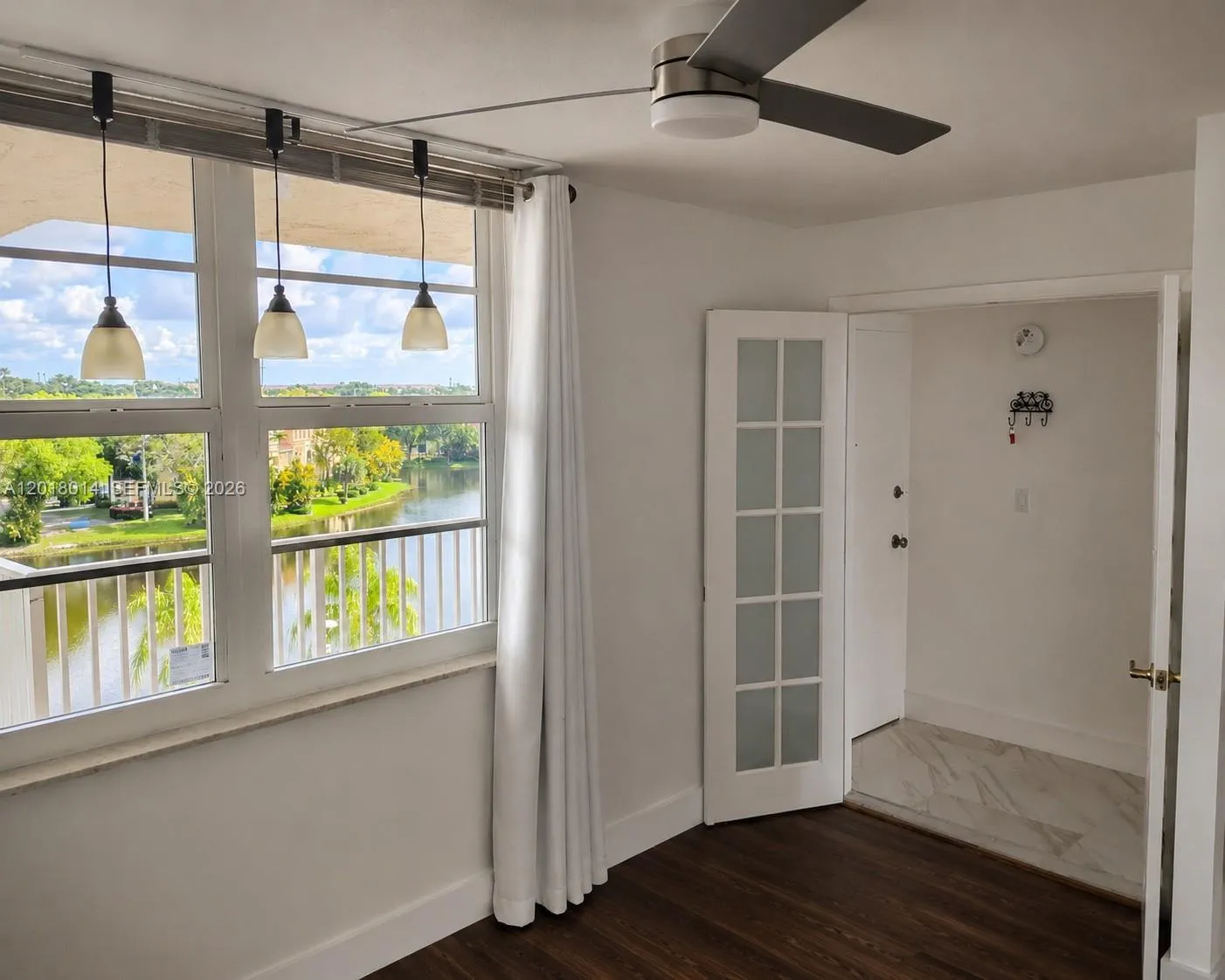 2nd Bedroom with a beautiful view to the lake