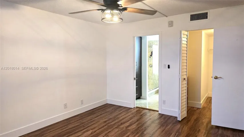 Master Bedroom, access to Master Bathroom and walk-in closet