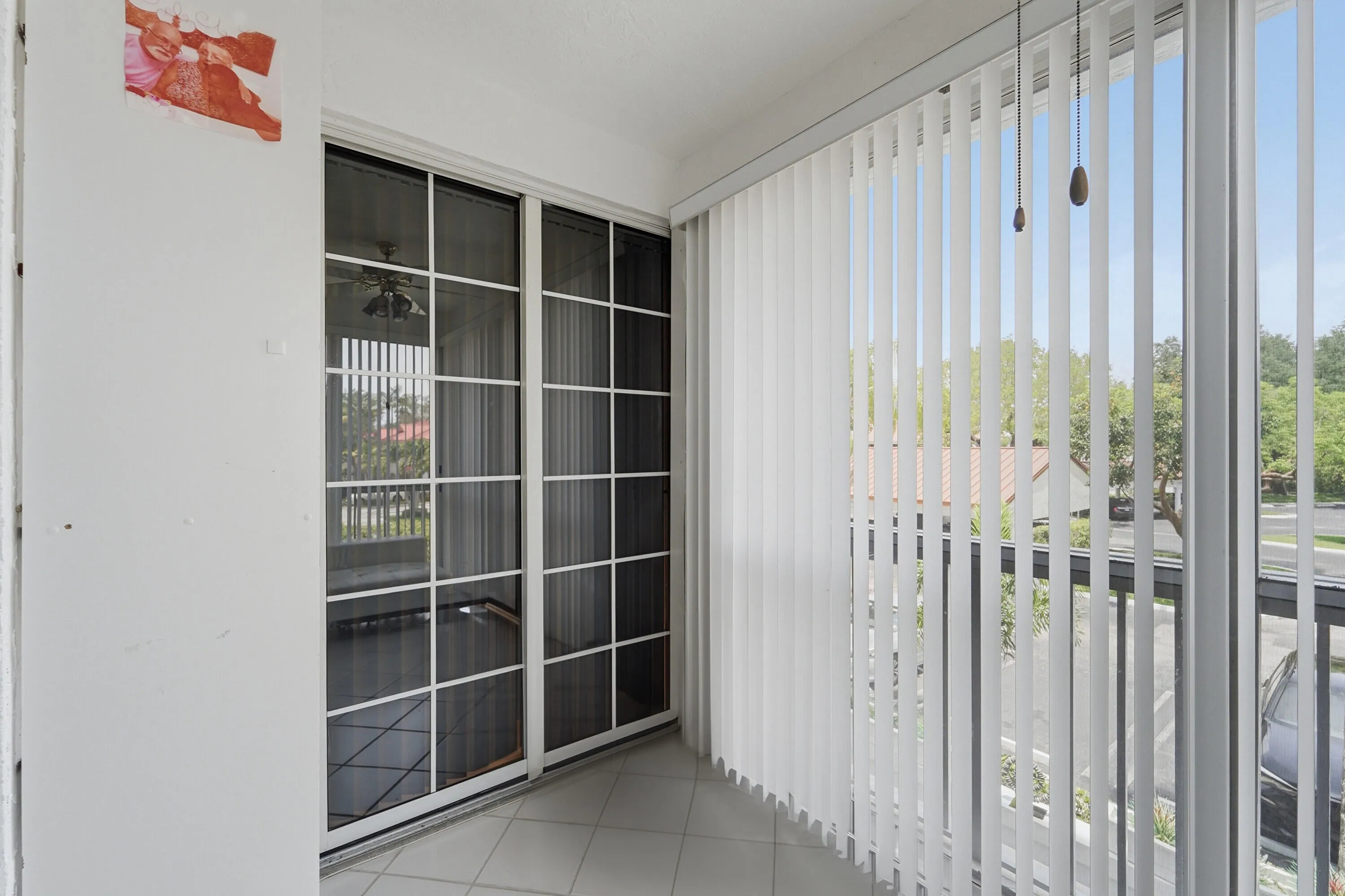 Second Enclosed Balcony (Front) - leads off the kitchen