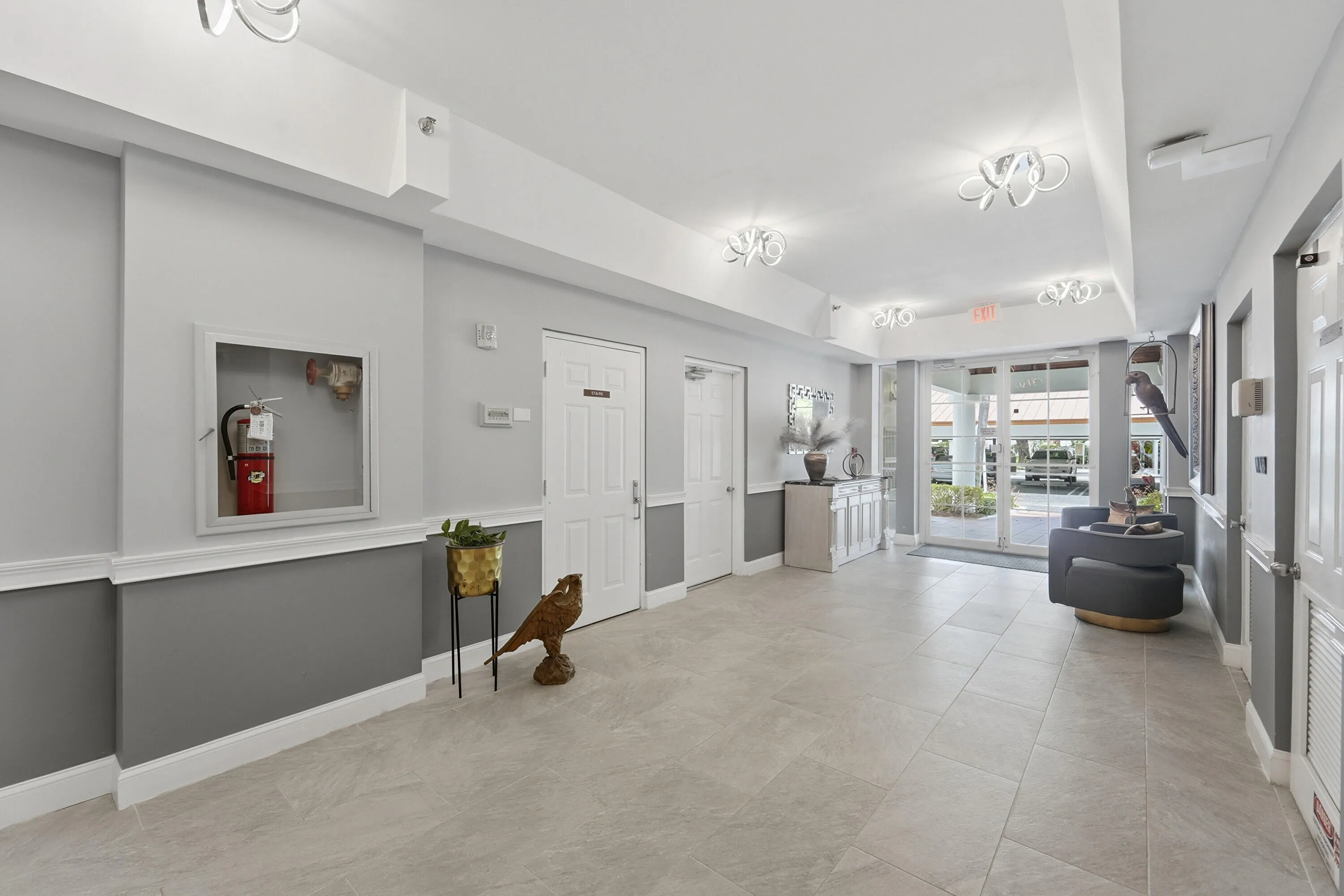 Lobby Entrance from elevator