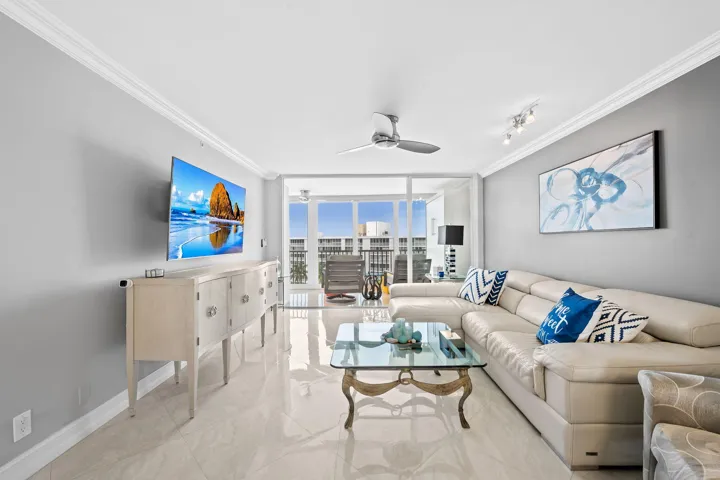 into living room