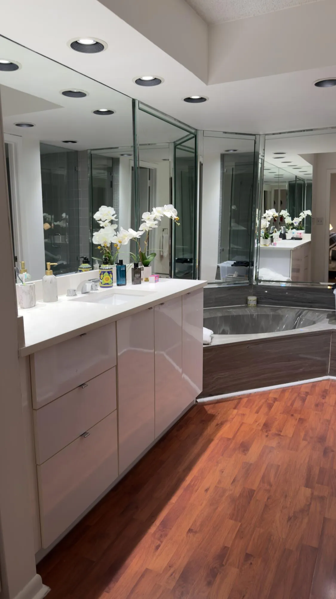 Entering Master bathroom