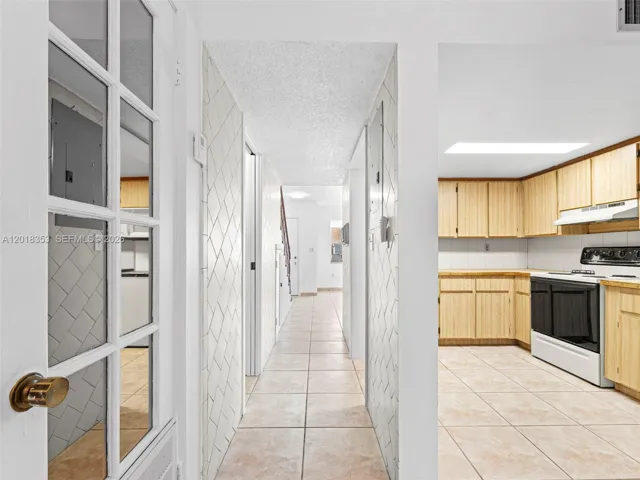 Split Hallway/Kitchen View