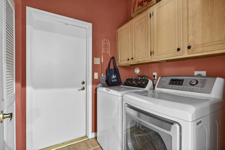 Enjoy a nice big laundry room.