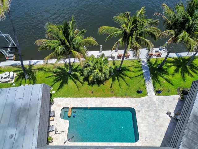 Yard view from above