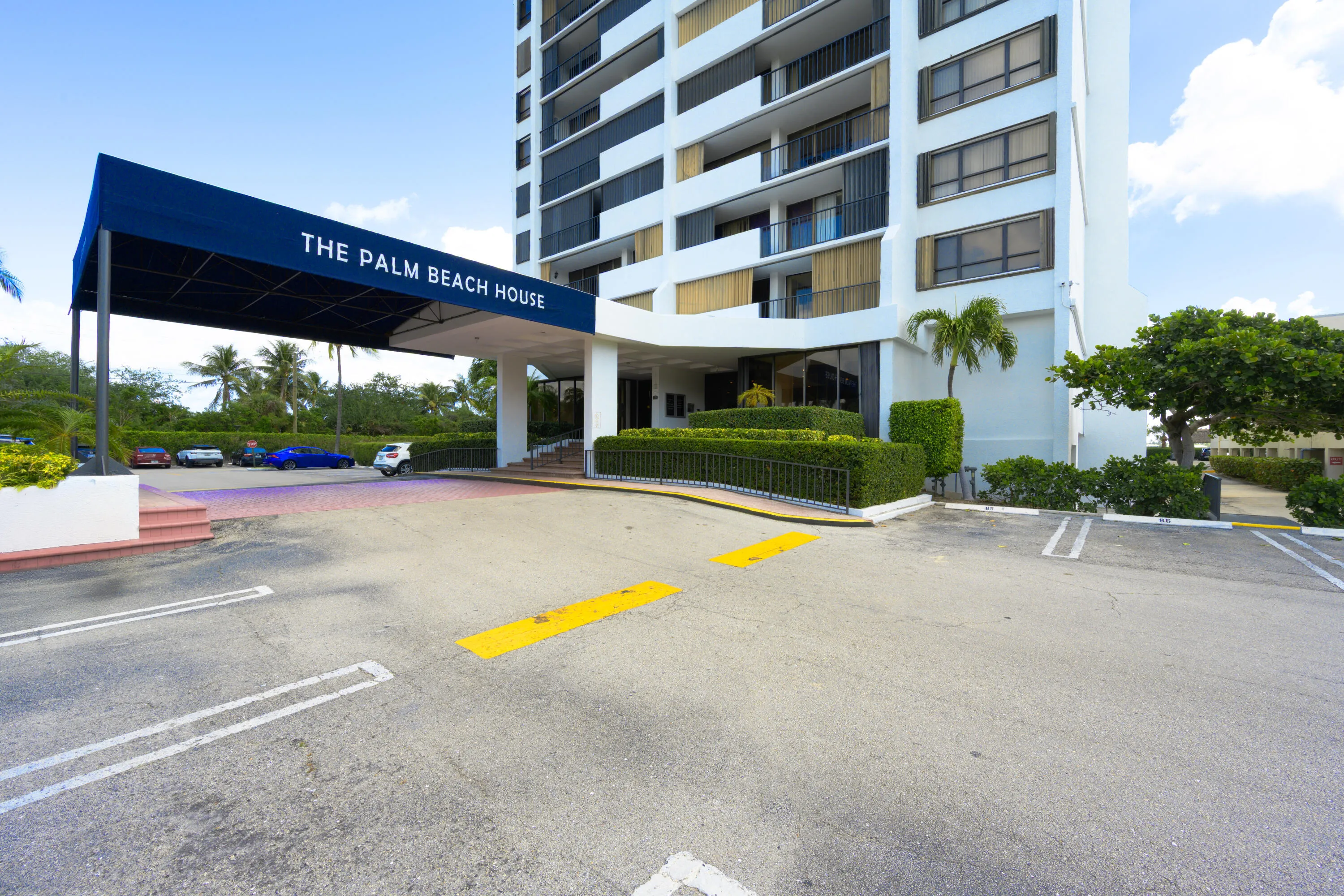 Entry to PBH from parking area