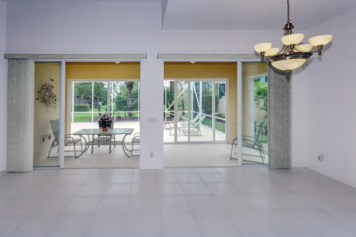 Family Room open to covered patio