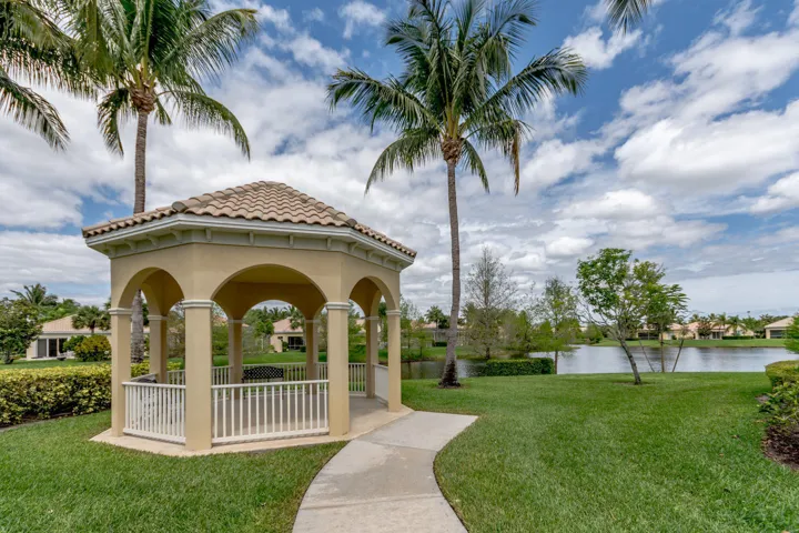 Gazebo behind Clubhouse