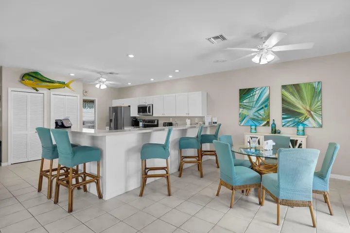 Open Dining Area and Kitchen