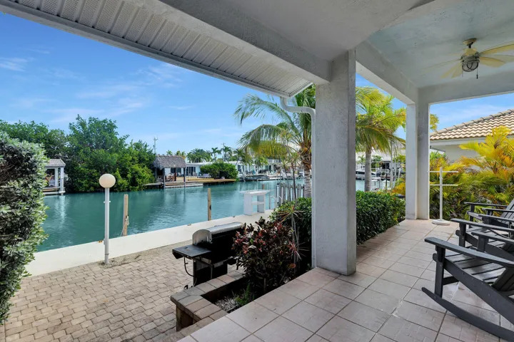 Canal Front Patio & Dock