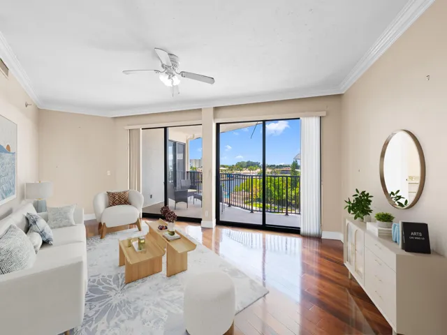 Virtually Staged living room