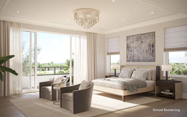 Master Bedroom B306 Rendering