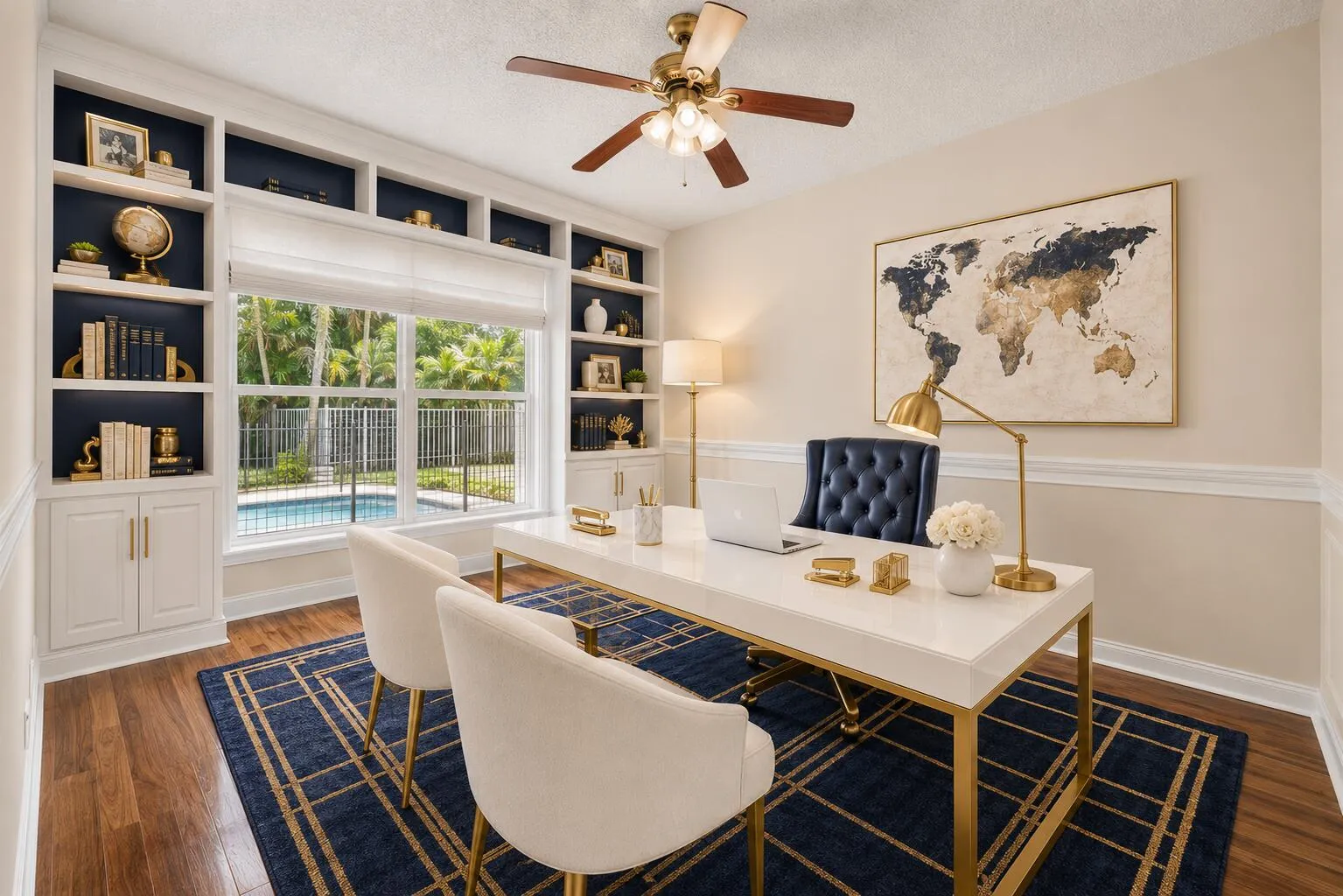 Virtually staged photo. Furniture and décor are digitally added for illustrative purposes only and are not included with the home.