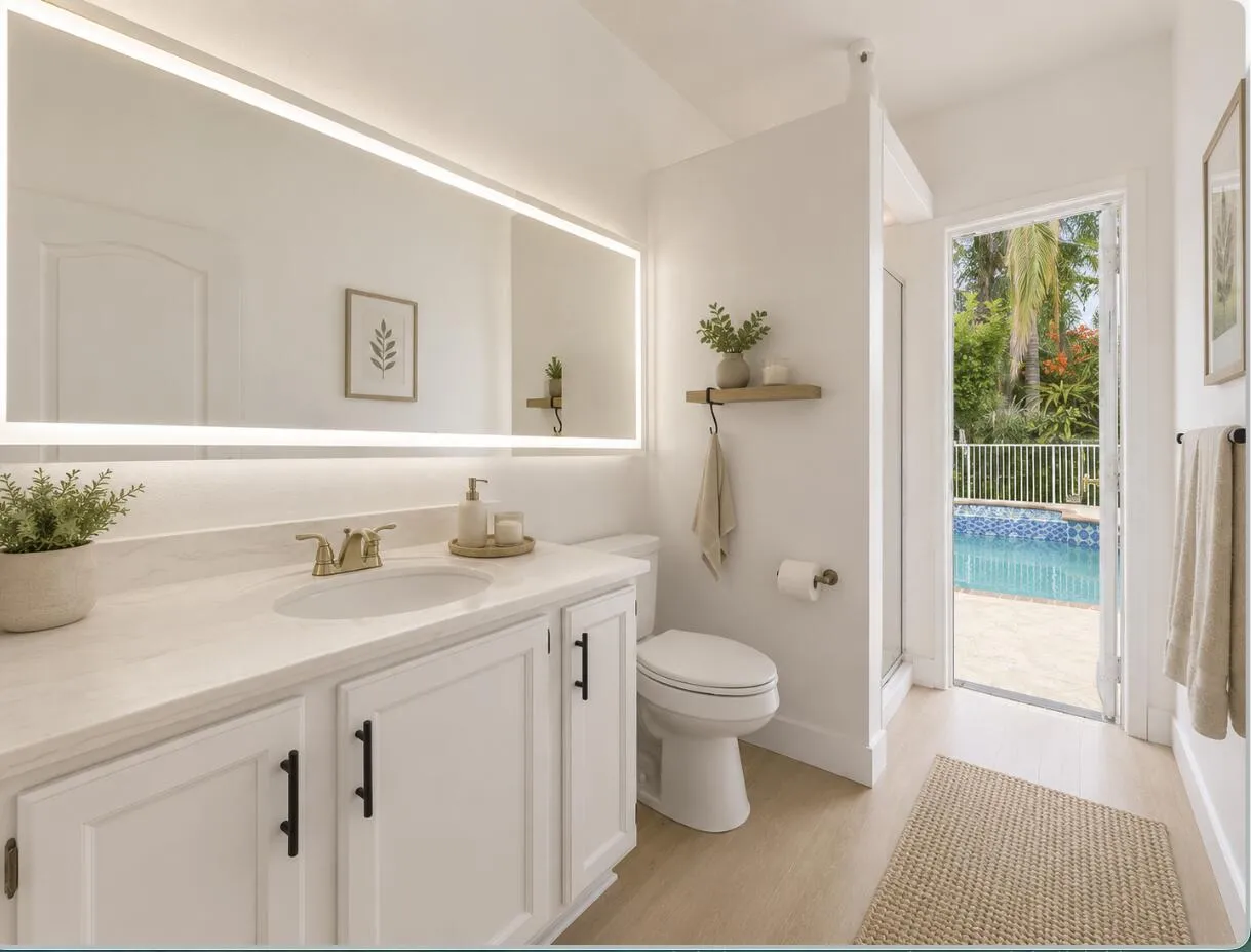 Virtually staged photo. Furniture and décor are digitally added for illustrative purposes only and are not included with the home.