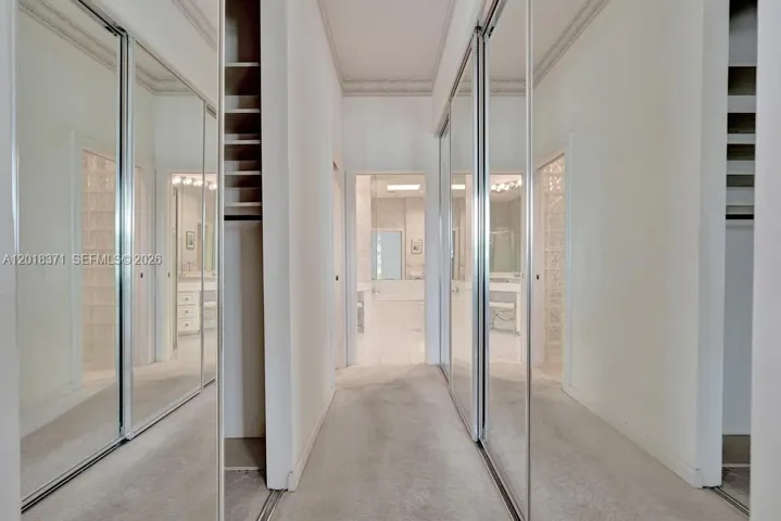 primary leading to bathroom