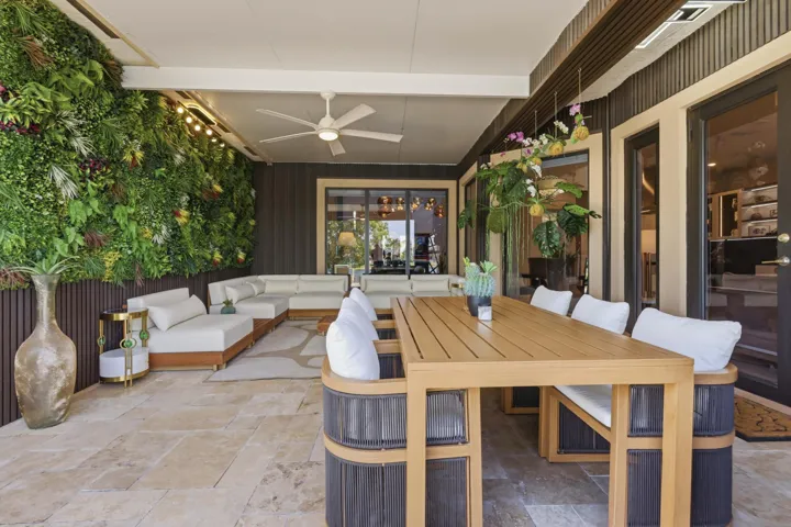 Outdoor patio oasis