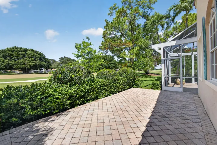 Rear Patio facing Golf