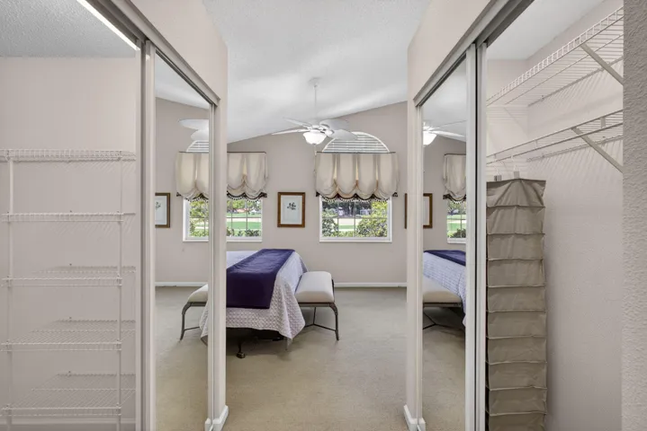 Two Closets in Master Suite
