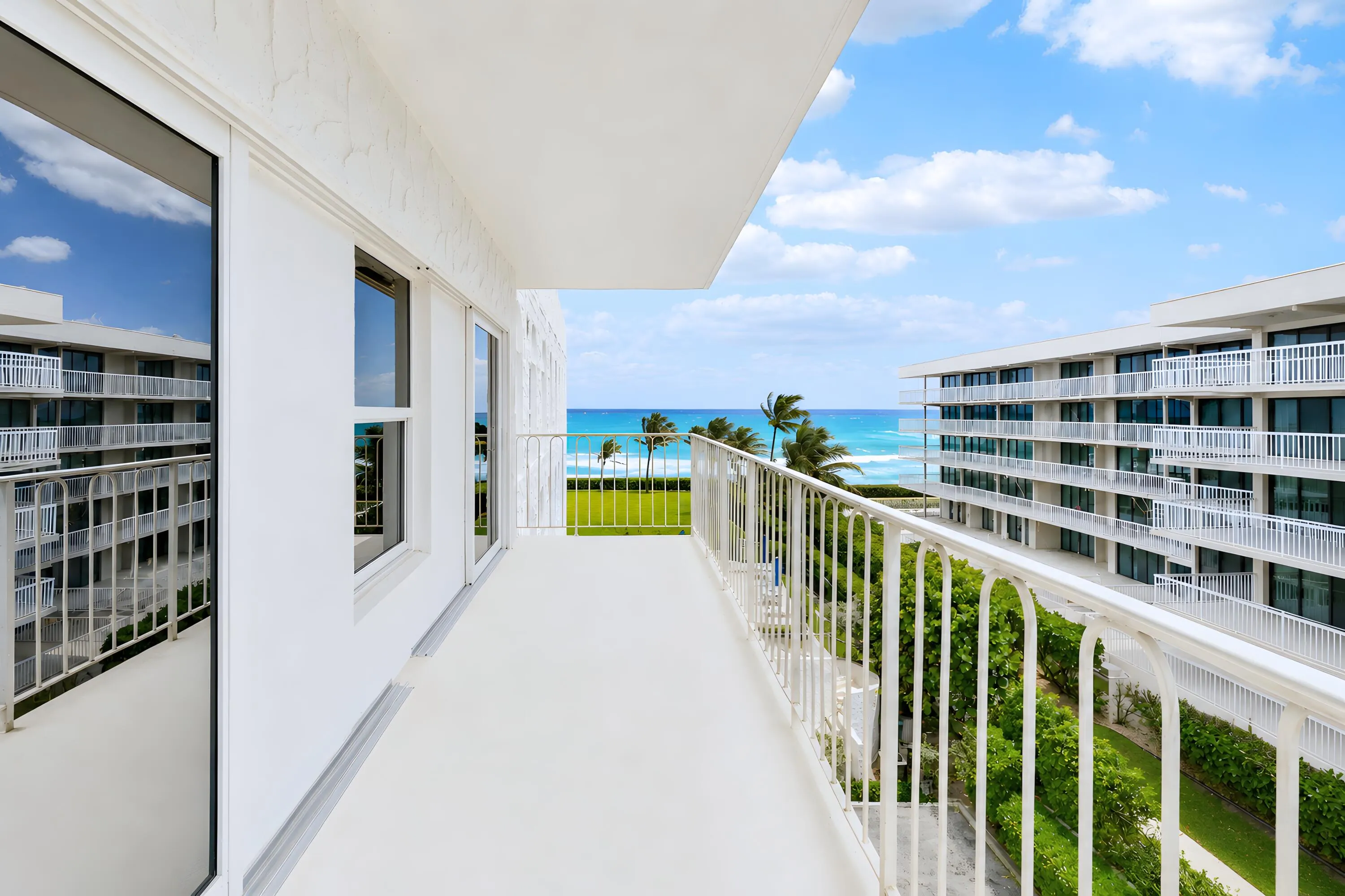 Oversized Balcony with Incredible Ocean & Intracoastal Views