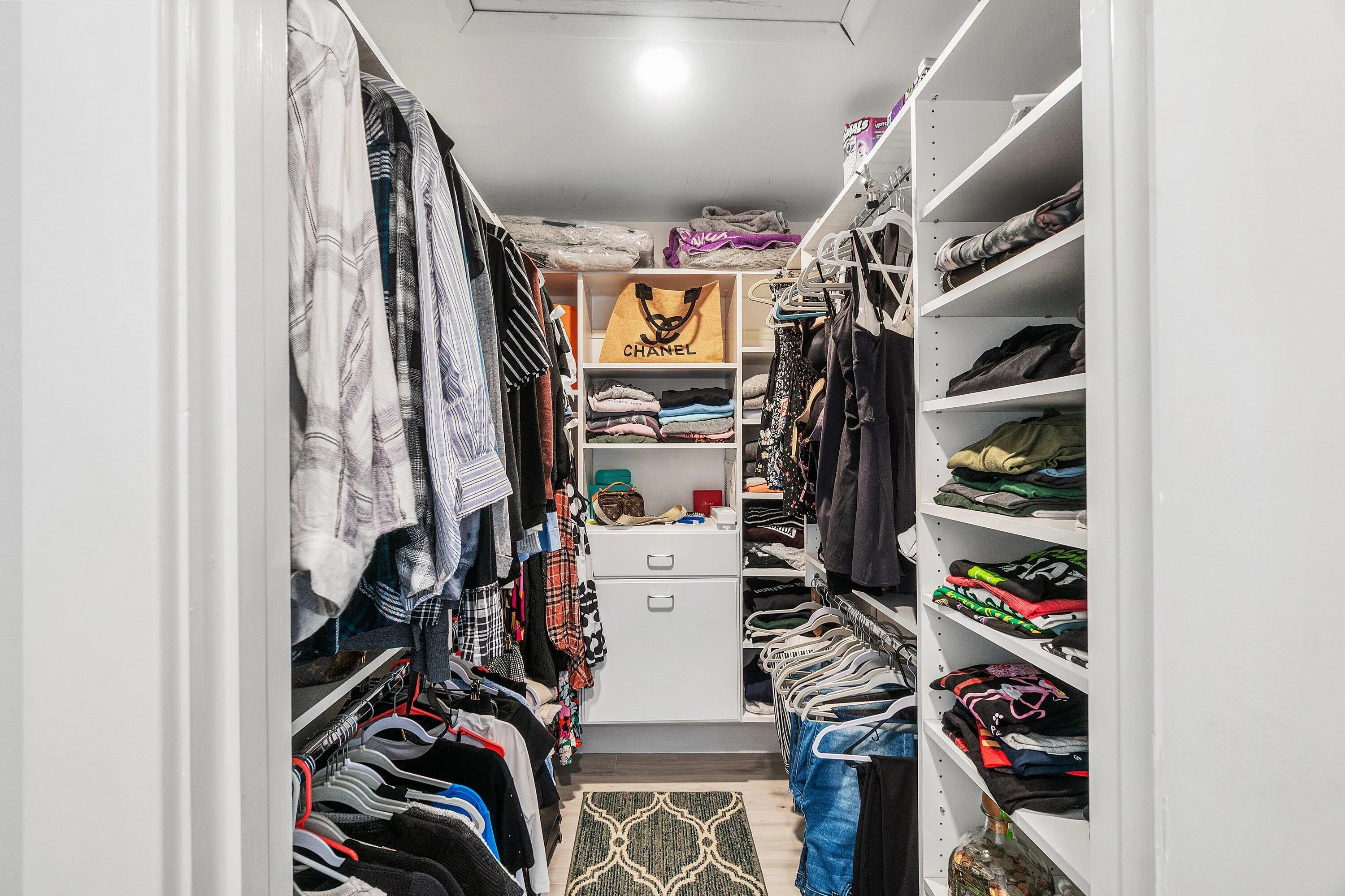 5 Custom Closets incl. Primary Walk-in