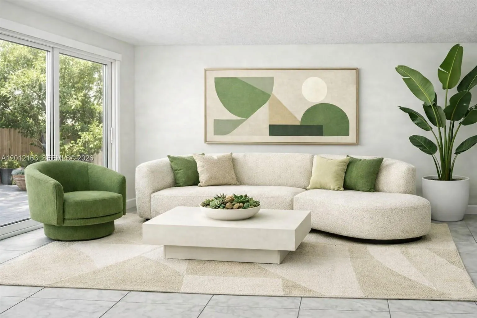 Photo is AI generated to help you envision room potential.