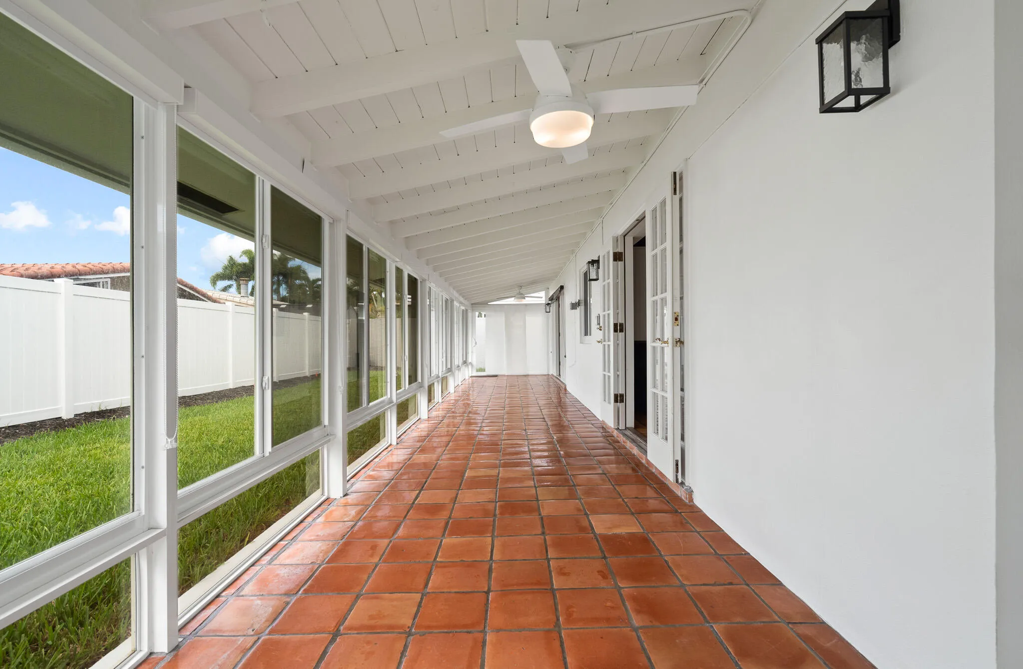 Large patio