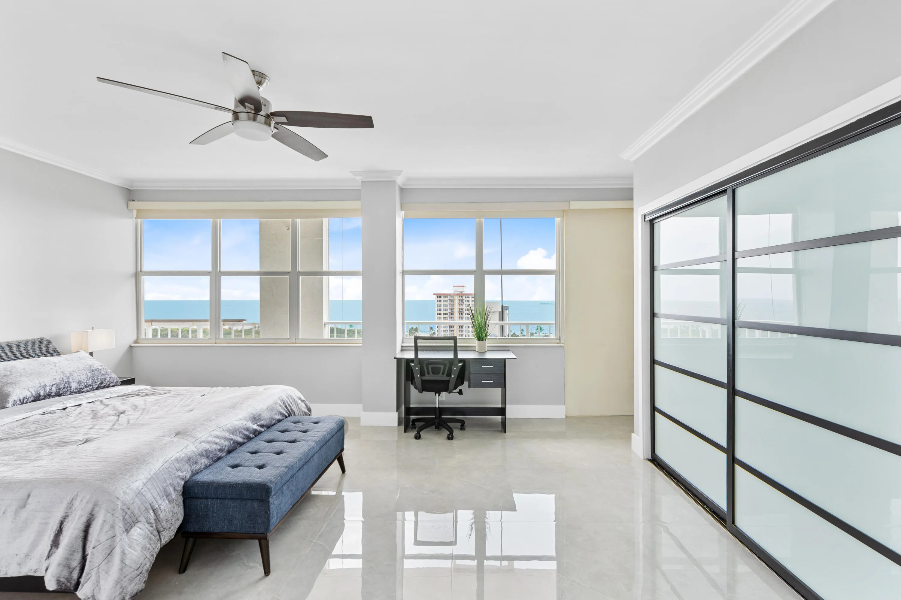 Bedroom and Ocean view