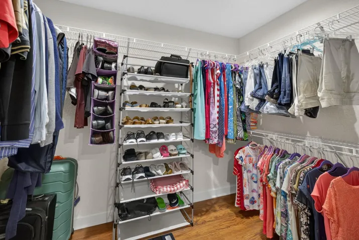 Primary walk in closet
