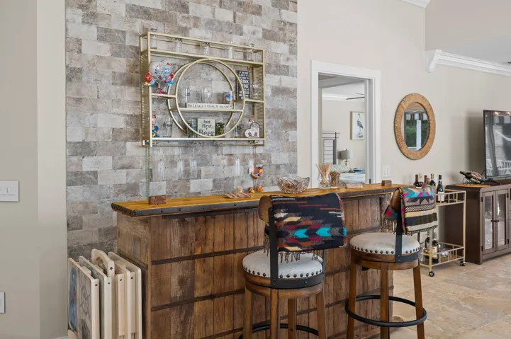 Bar area