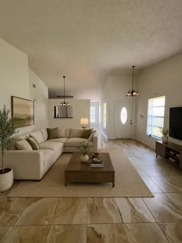 Living Room Staged
