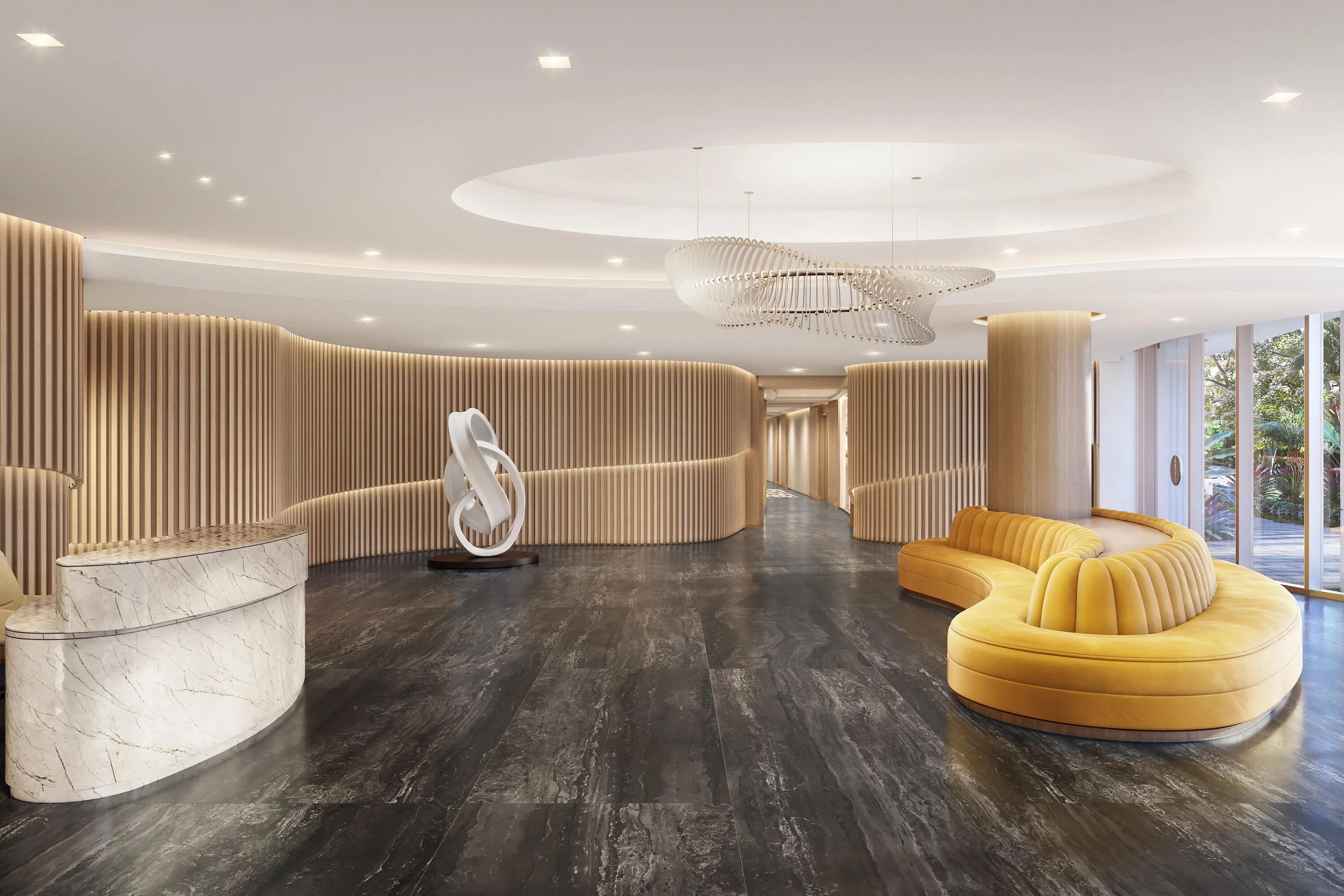 Interior lobby