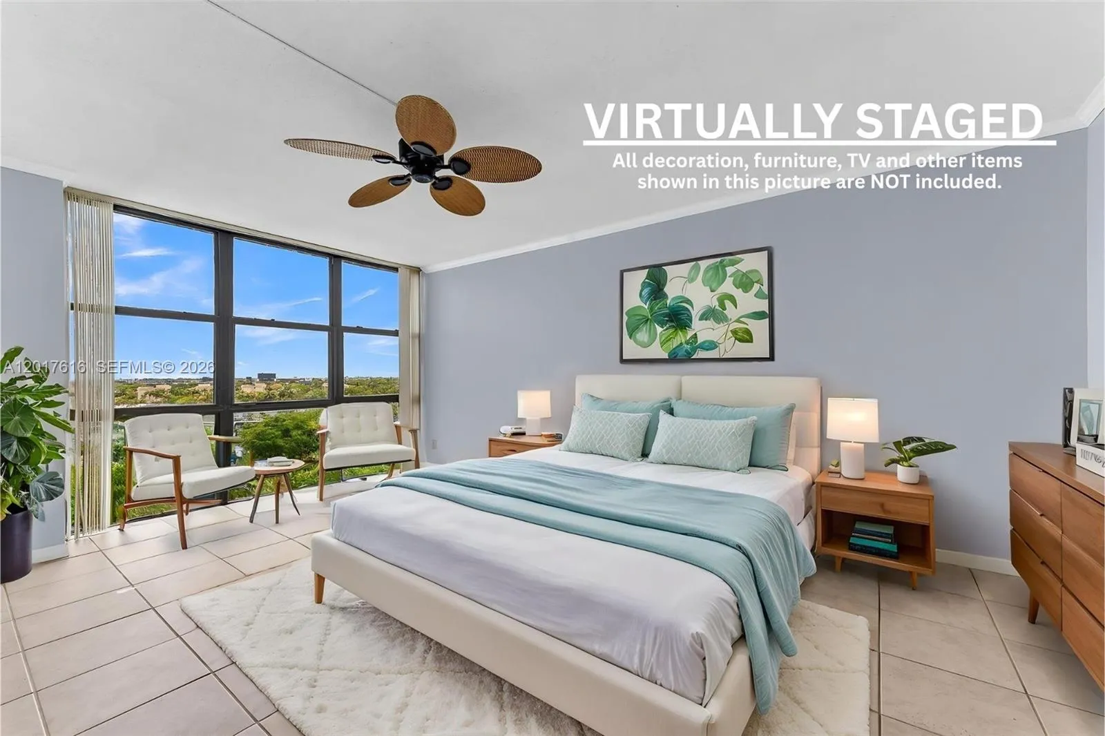 Design Ideas - Virtually Staged. 800 Parkview Drive, Unit #1007 - FOR SALE.Three Islands, Hallandale Beach, FL 33009. Florida. Oceanview Park Condominium.
