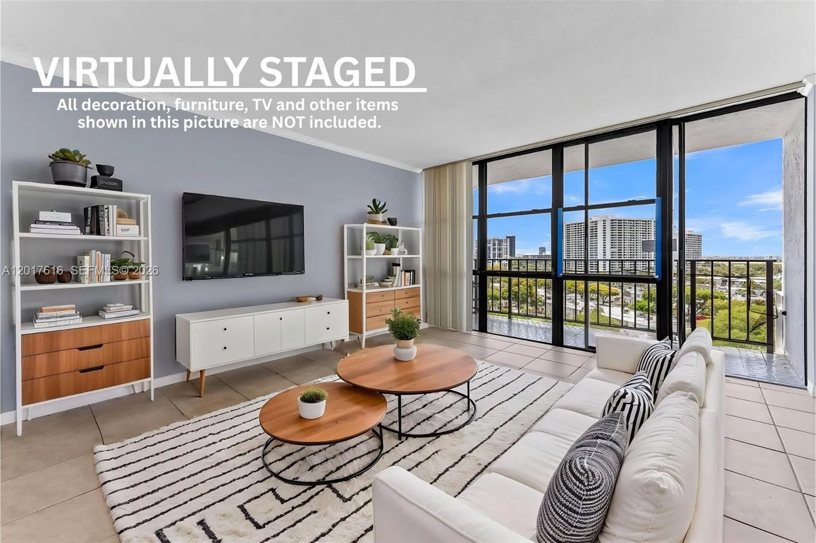 Design Ideas - Virtually Staged. 800 Parkview Drive, Unit #1007 - FOR SALE.Three Islands, Hallandale Beach, FL 33009. Florida. Oceanview Park Condominium.