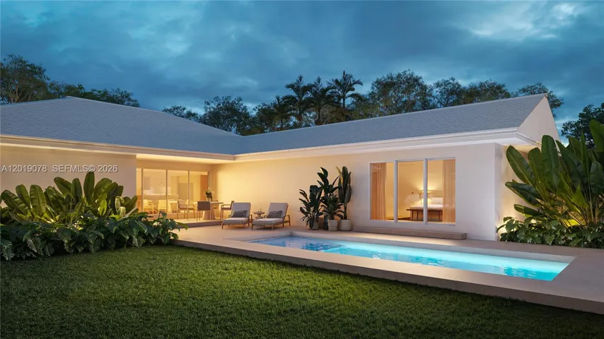 Pool Backyard Version 1 (Rendering)