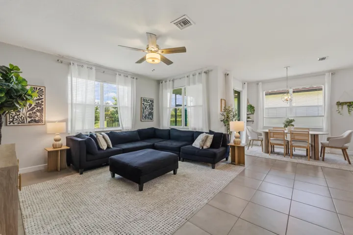 Comfortable open living area perfect for movie nights, family gatherings, and entertaining guests.