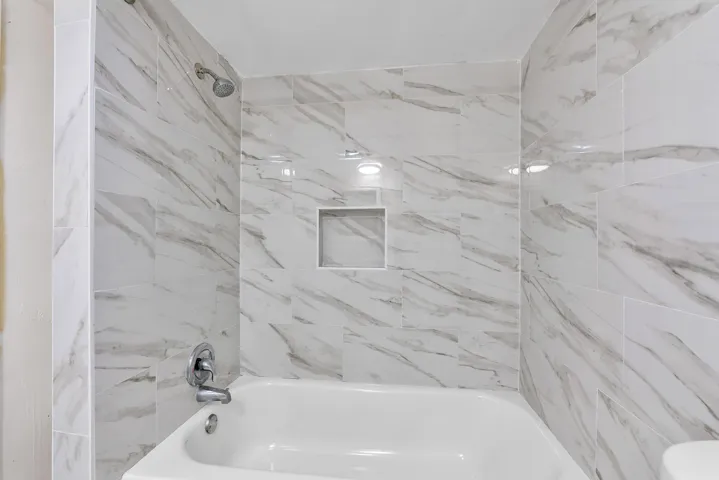 Upstairs bathroom shower
